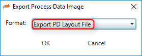 EC-Engineer Export Process Variables dialog showing the output file path for the generated C header file containing SubDevice variable offsets and sizes to be used in EC-Simulator C/C++ programming
