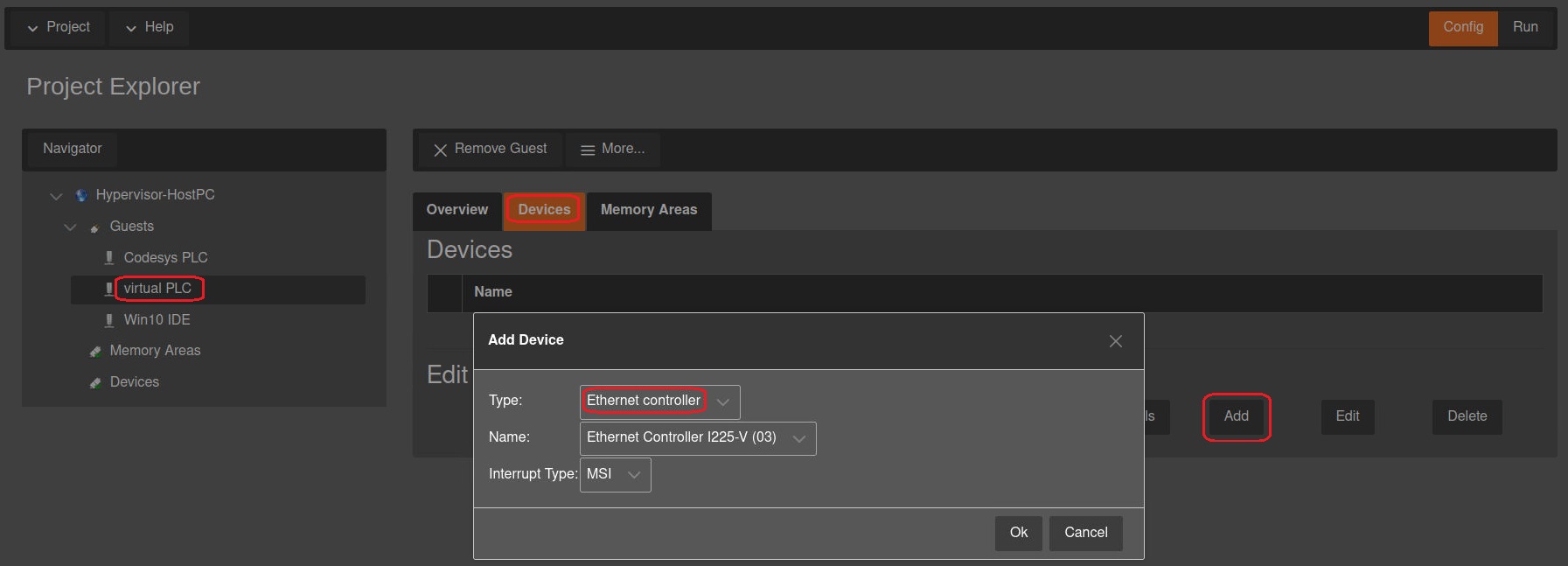 CODESYS Virtual Control devices.