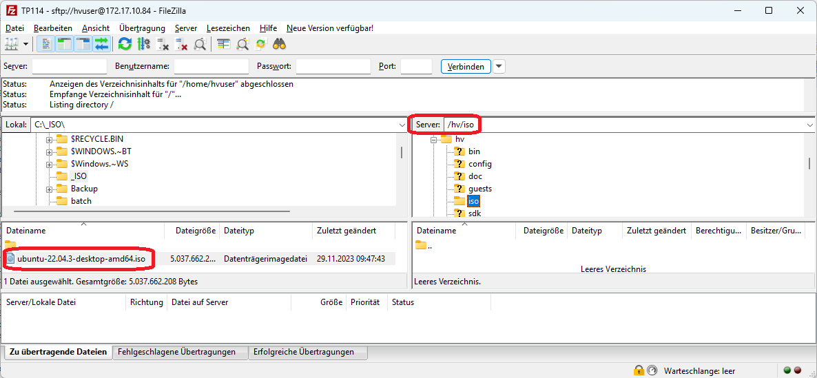 Filezilla Ubuntu location.