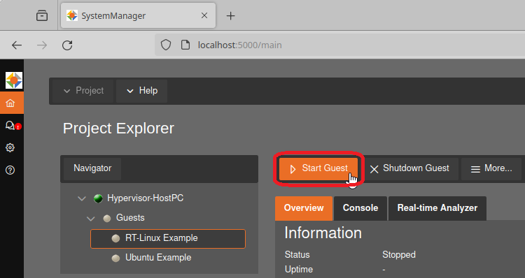 Hypervisor RT-Linux first.