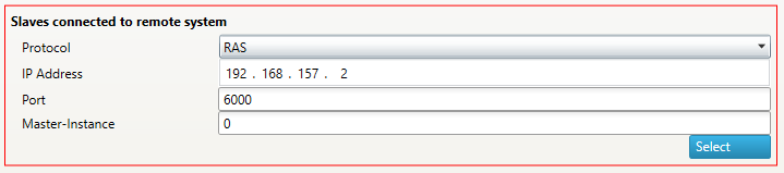 Configure remote system.